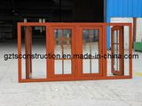 Thermal Break Aluminum Casement Window with Double Glazing