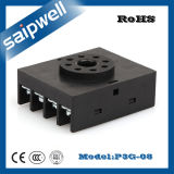 Saipwell 10f-2z-a (P3G-08) Easy Installed Electric Relay Socket, Plastic Relay Socket