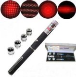 200mw 5 in 1 Red Laser Pointer Pen with 5 Laser Patterns (XL-RF-205-200)