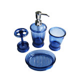Transparent Acrylic Bathroom Accessories Set (GW1106)