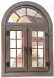 Soundproof Woodgrain PVC/UPVC Arch Casement Window (BHP-CWA17)