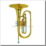 Yellow Brass Leadpipe F Key Marching-Mellophone (MMF6100)