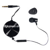 Retractable Earphone (KW-ICM03)