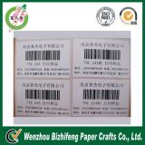 White Waterproof Custom Barcode Label Paper