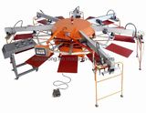 6 Color Garment Screen Printing Machine