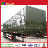 Fence Livestock Trailer with 3 Fuwa Axles