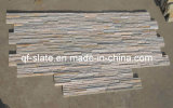 Non-Fading Pink, Green, Beige Colors Z Stone Veneer Feature Wall