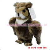 38cm Standing Brown Owl Plush Toys