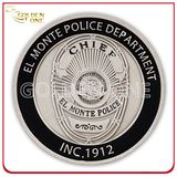 Soft Enamel Custom Antique Silver Souvenir Coin