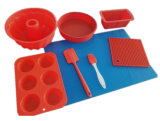 8 Pieces High Quality Silicone Bakeware Set