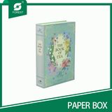 Elegant Book Shape Paper Box for Tea Packaging