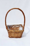 Square Willow Wicker Basket (WBS043)