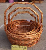 Willow Basket Set Of 3 (06096)