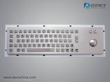 Kiosk Metal Keyboard with Trackball