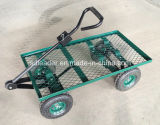 Professional Manufacturer of Flatbed Garden Cart (TC4206)