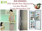 201L Car Door Handle Double Door Electric Refrigerator