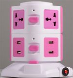 4.5A 8USB Vertical Socket with CE/SGS (W2U8)