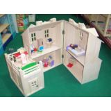 2014 New Wooden Baby House Toy, Popular Wooden Baby House Set and Hot Sale Play Wooden Baby House Wj276360