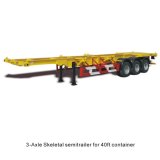 ISO CCC 3 Axles 40' Chassis Trailer for Container Transportation