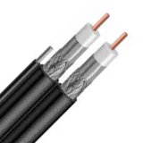 Coaxial Cable with Messenger