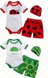 Baby Clothes Set 3PCS, Bodysuit Pant & Cap (SC0055)