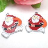 Lovely Chritmas Gift Santa Claus Pendants, Fashion Jewelry Accessory (FC-1299)