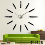 Large DIY 3D Acrylic Wall Clock for Home/Office Decoration