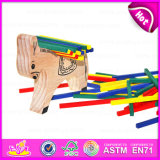 2015 Colorful Funny Play Wooden Toy Layers for Kids, Horse Design Children Wooden Layer Toy, Educational Wooden Layers Toy W13D075