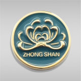 Blue Lotus Metal Badge