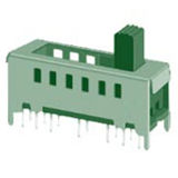 Dp6t Slide Switches for Small Electric Device (SS-26F02)