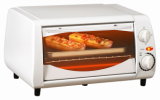 Mini Electric Toaster Oven with 600W, Crumb Tray, Indicator Light