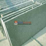 China Flamed Green Granite Stripes