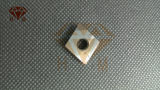 CVD Diamond Lathe Tools Ccgw Ccmw09t304 Continue Interrupt Finish Turning Milling Cutting Tools Inserts Single Tip