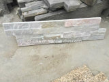 Hebei P014 Beige-Pink-Grey Slate Wall Stone Tiles for Cladding