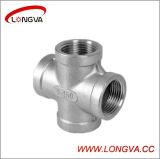 Stainless Steel Threaded Pipe Fitting Cross