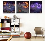 2016 Hot Optical Fiber (NOT LED) Luminous Painting, Flash Decoration Painting, Dynamic Frameless Paintings, Murals