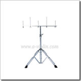 Fully Height Adjustable Chrome Cowbell Stand/Musical Instrument Stand (ACBSC01)