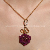 Gift- 24k Gold Rose Necklace