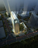 Architectural Visualization Aerial View 3D