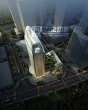 Architectural Visualization Aerial View 3D