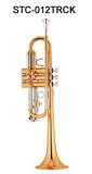 C Key Gold Lacquer Trumpet