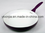 Kitchenware Aluminum Ceramic Coating Frying Pan with Soft Touch Handle