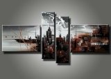 Hot Sale Wall Decor Building Oil Painting