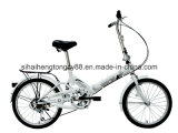 White Simple Foling Bicycle with Alloy Rim (SH-FD053)