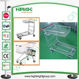 Zinc Plated Shopping Cart Trolley for African Market