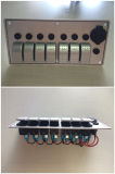 7 Gang 12V 24V Aluminum LED Rocker Switch Panel with Circuit Breakers