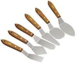 Wholesale Extra Big Wooden Handle Stainless Steel Blade Palette Knife