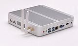 2g RAM 8g Msata SSD Linux Mini PC Windows, Intel Core I5, 6USB, HDMI, VGA, Rj-45, Intel I5 Core 4200u, Silver Aluminum