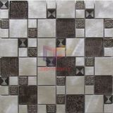 Latest New Design Aluminium Mixed Glass and Steel Mosaic (CFM996)