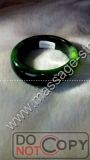 Green Nephrite Jade Bangle Bracelet with Quality Certification for Fashion Jewelry